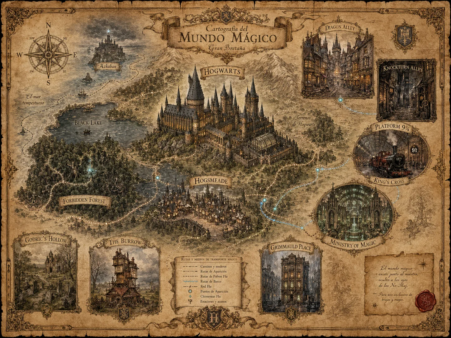 Mapa mágico de Historema